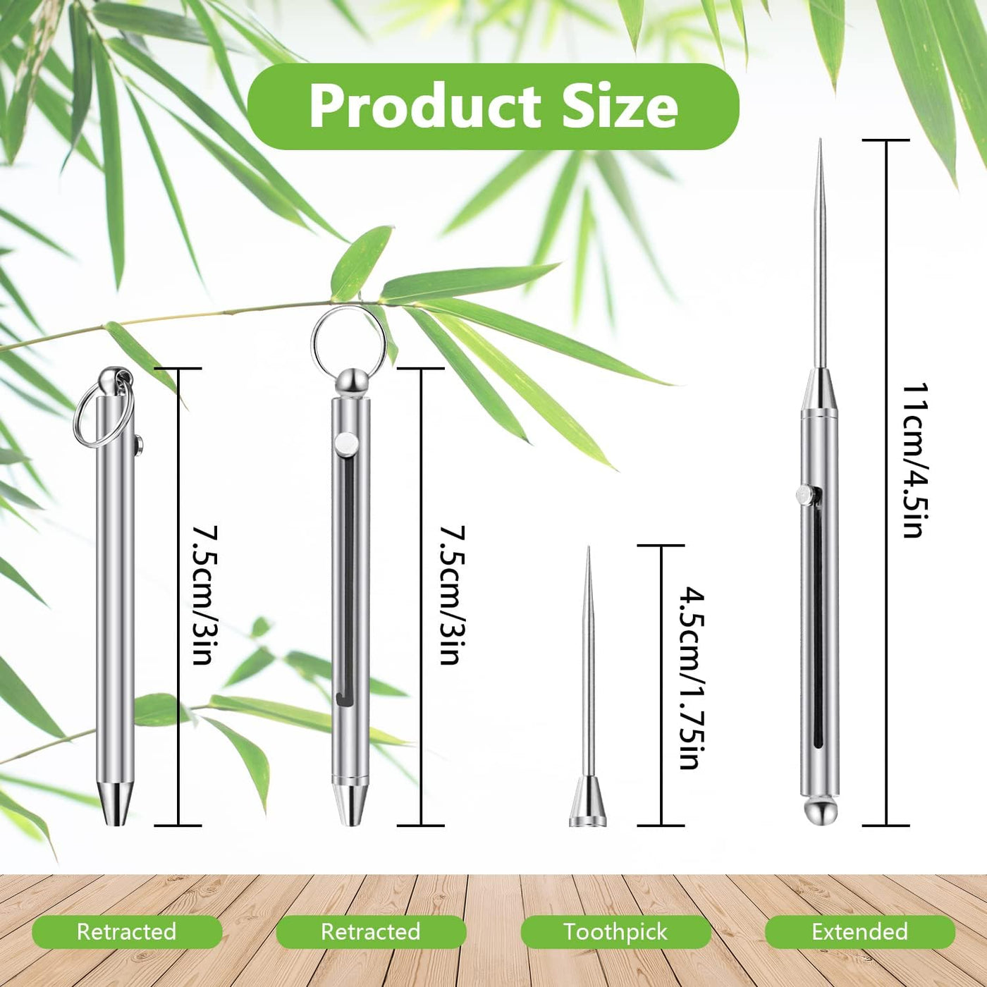 Keychain Titanium Telescopic