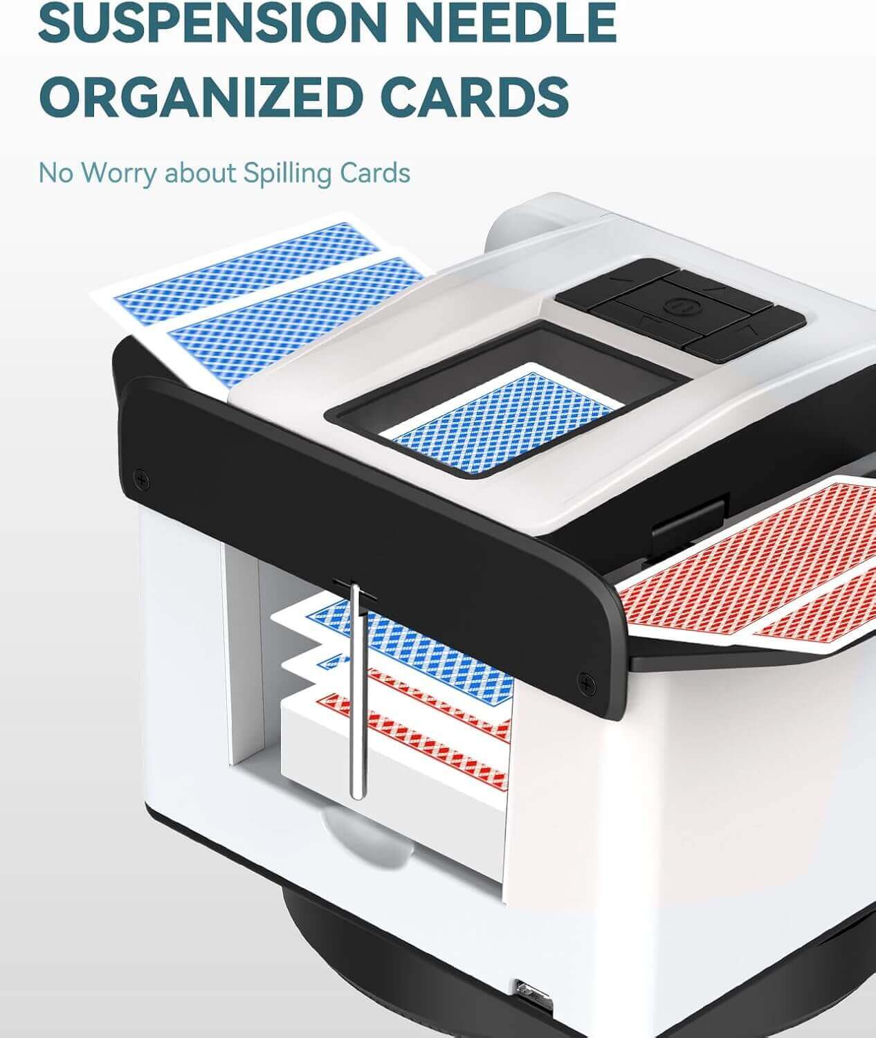 2-in-1 Automatic Card Shuffler & Dealer