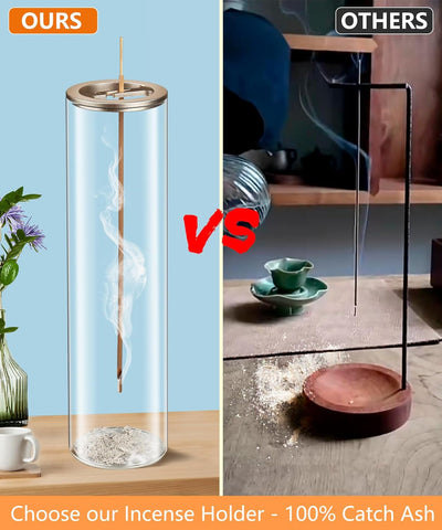 Incense Holder for Sticks [Anti-Ash Flying]
