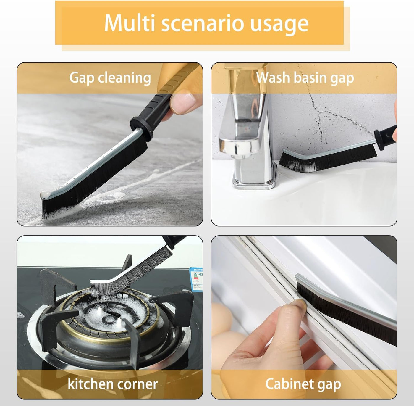 Crevice Cleaning Brush,6 PCS