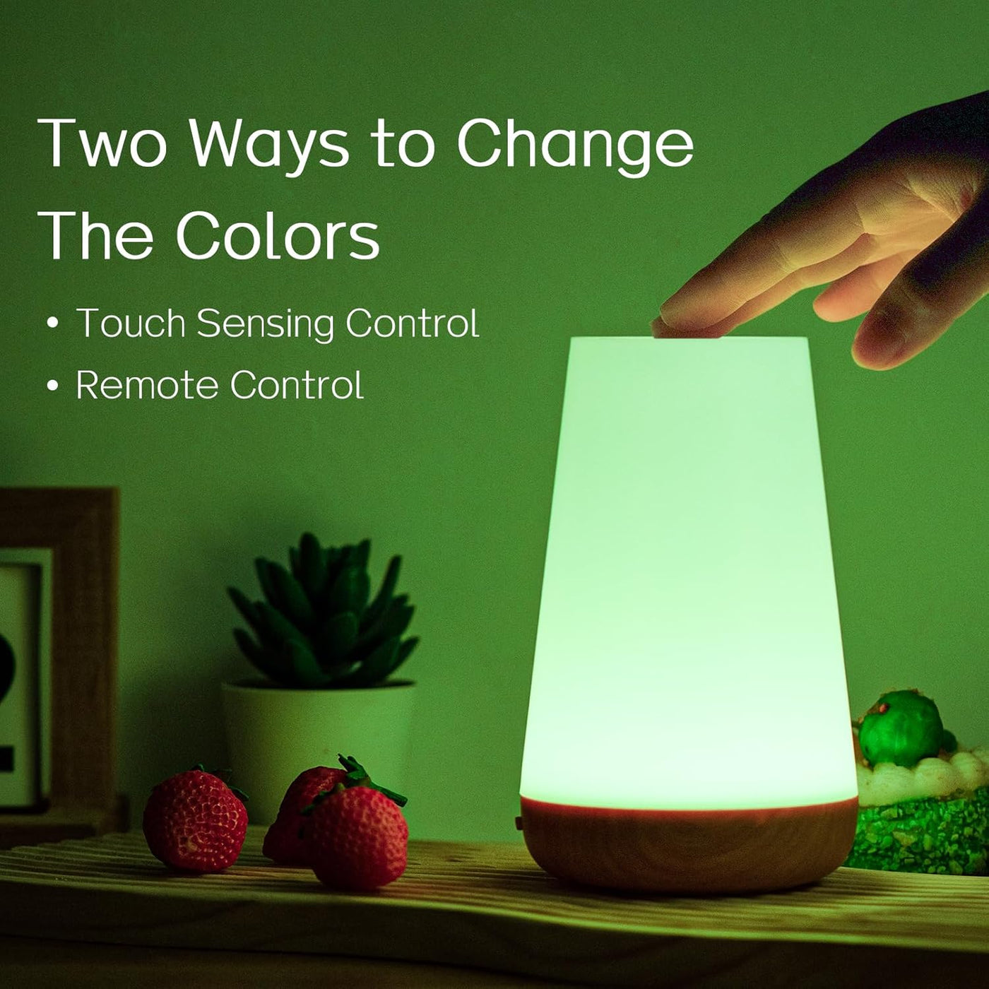 Night Light, LED Touch Bedside Table Lamp, 13 RGB Colours Changing
