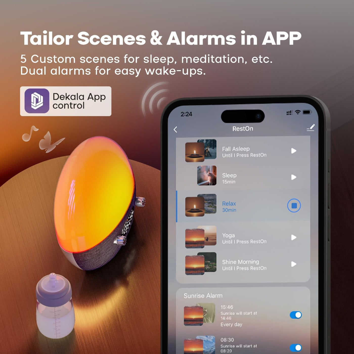 Sunrise Alarm Clock Sunset Sound Machine