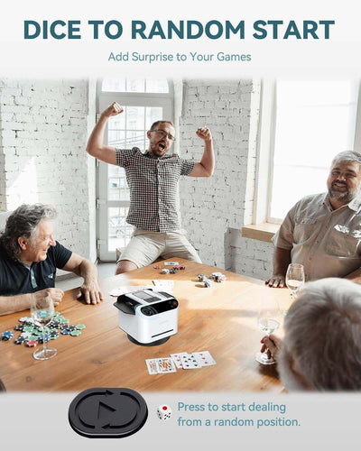 2-in-1 Automatic Card Shuffler & Dealer