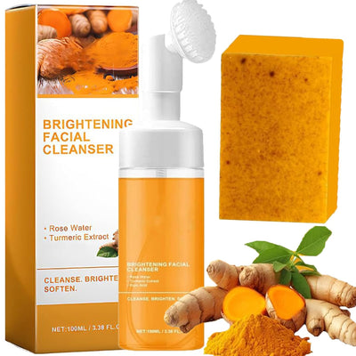 Turmeric Skincare Set – Deep Cleanse, Brighten & Hydrate