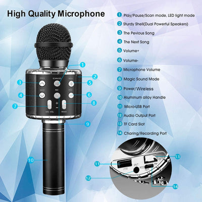 4 in 1 Karaoke Wireless Microphone