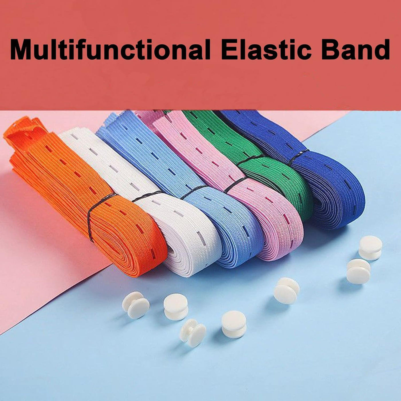 Elastic Band with Buttonhole