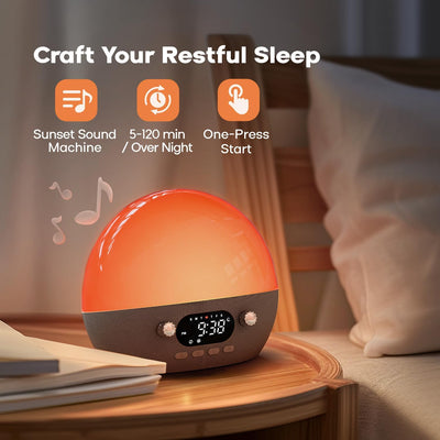 Sunrise Alarm Clock Sunset Sound Machine