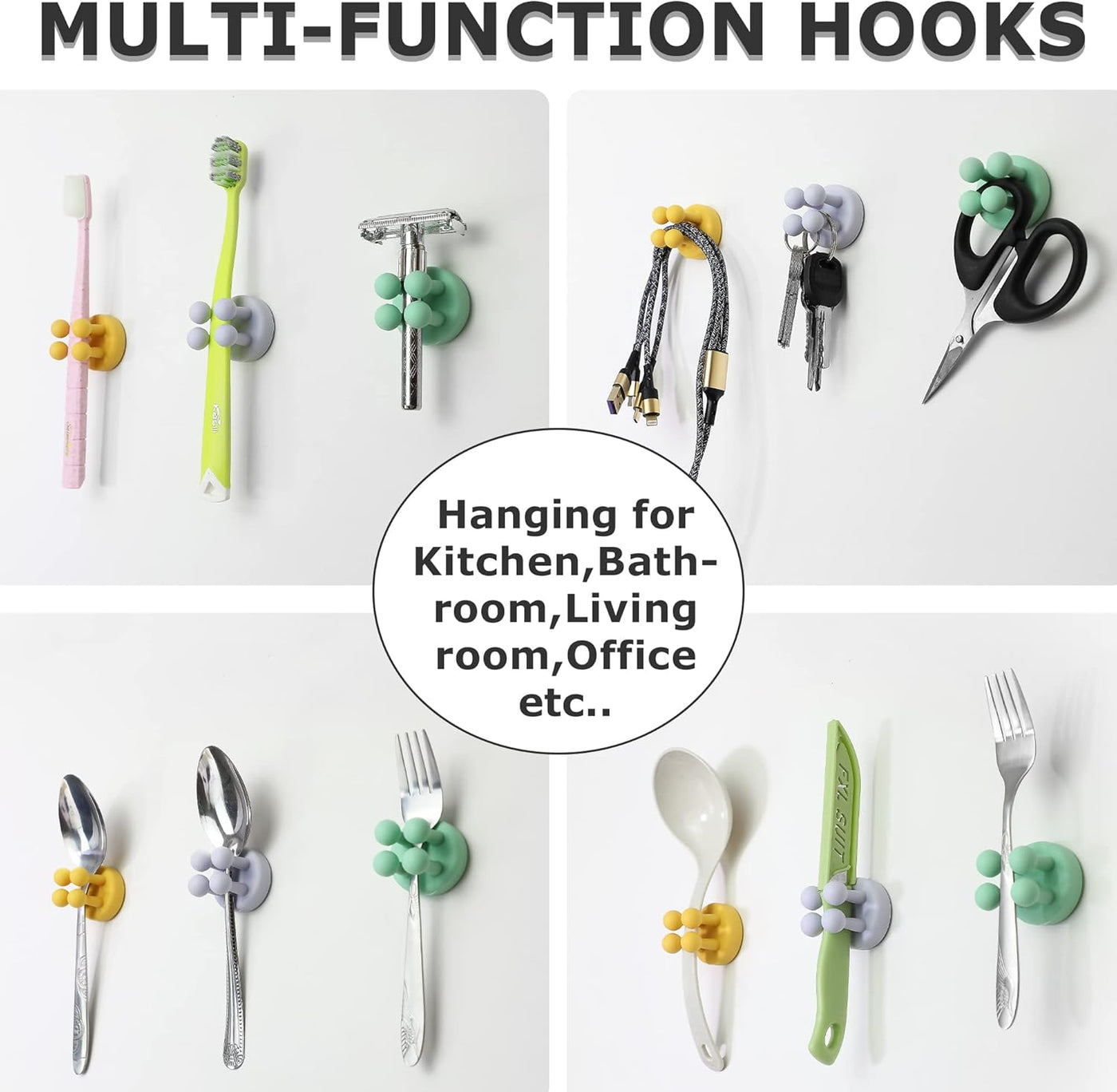 Silicone Toothbrush Holder Multi