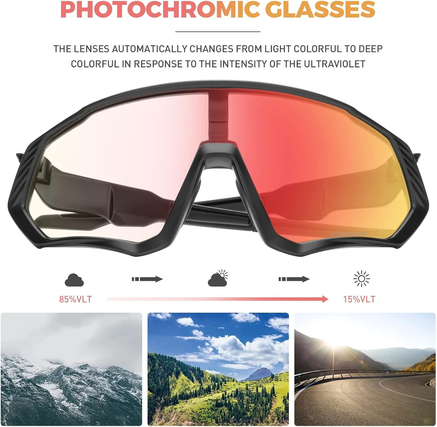 Photochromic Cycling Glasses