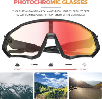 Photochromic Cycling Glasses