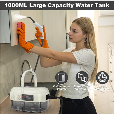 High-Efficiency Handheld Steam Cleaner