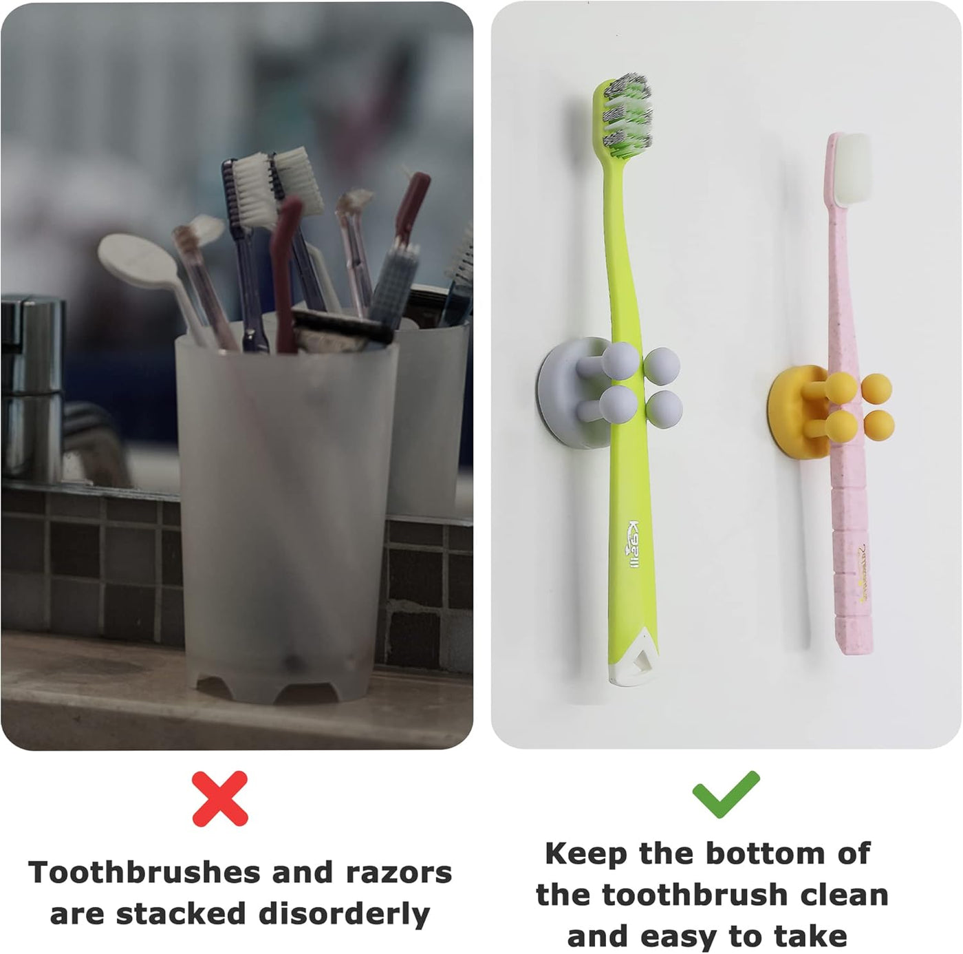 Silicone Toothbrush Holder Multi
