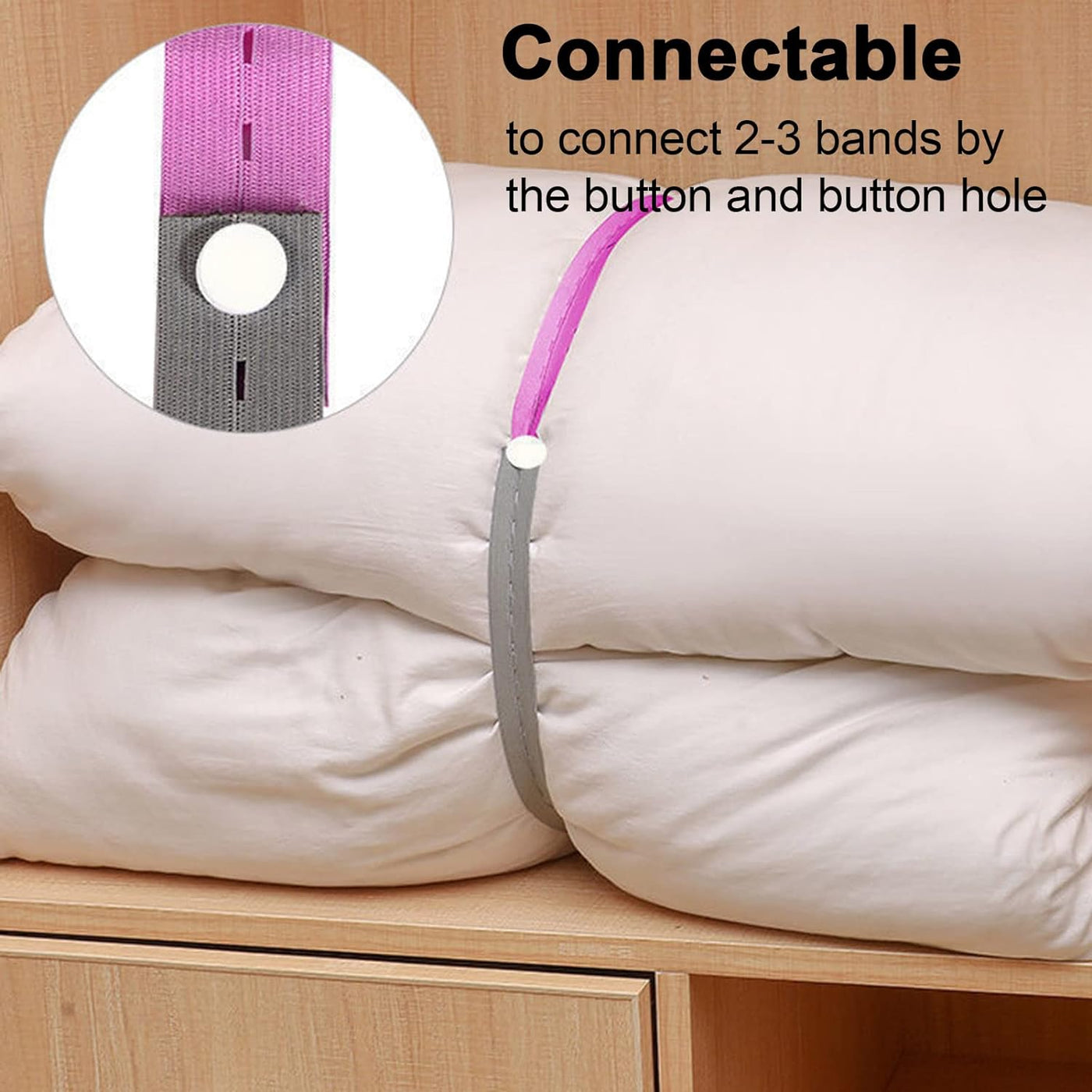 Elastic Band with Buttonhole