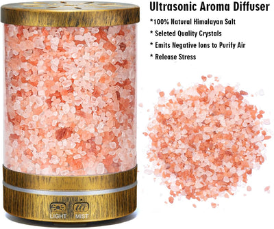 Aromatherapy Diffuser Himalayan Pink Salt Crystal