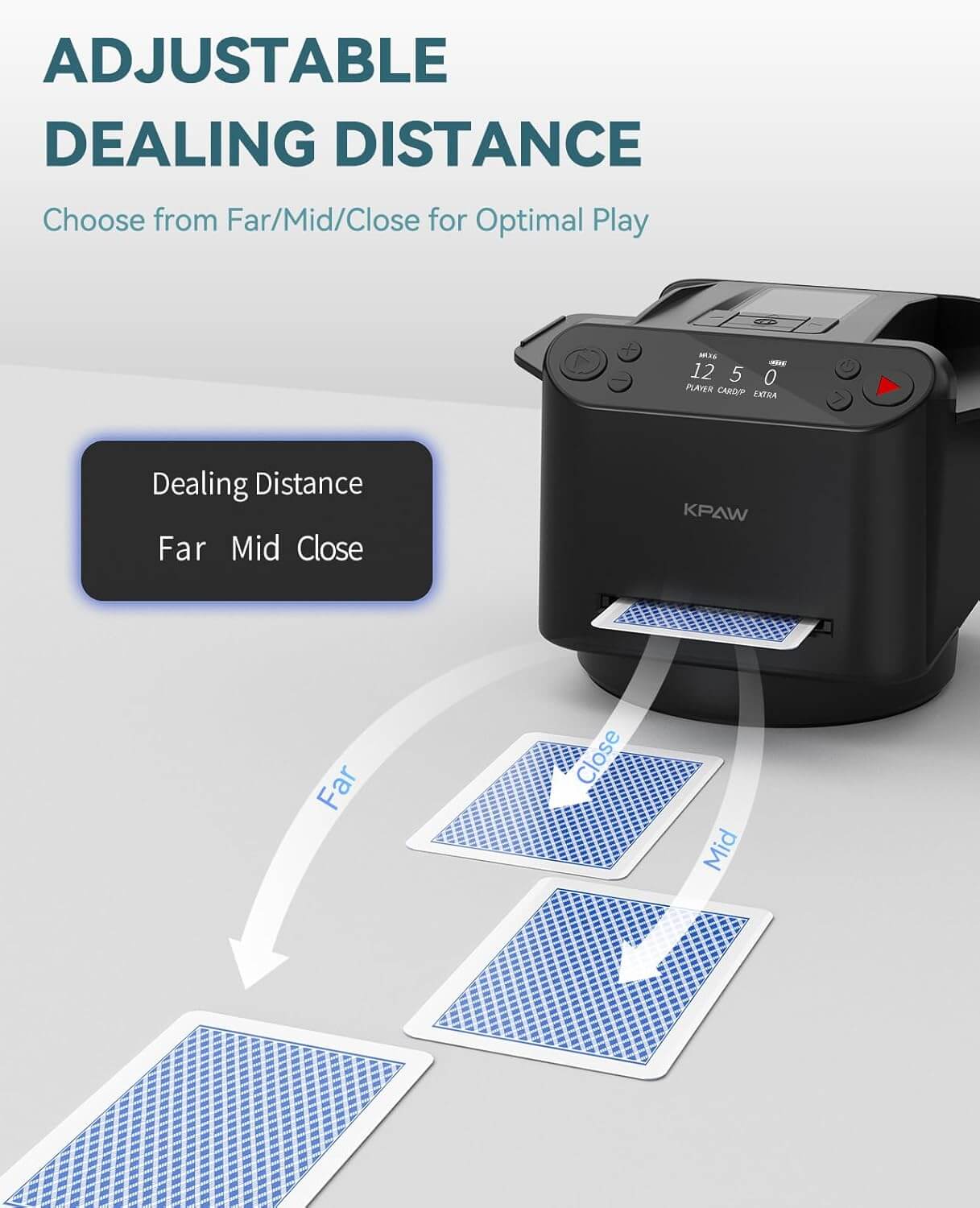 2-in-1 Automatic Card Shuffler & Dealer