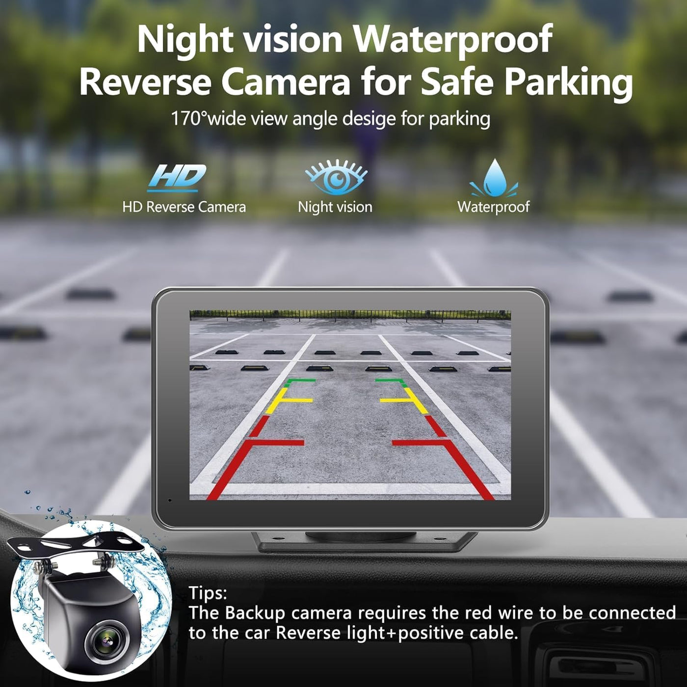 Wireless CarPlay & Android Auto 7" Touch Screen Car Stereo