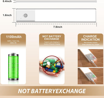 Smart Motion-Sensing LED Under Cabinet Light