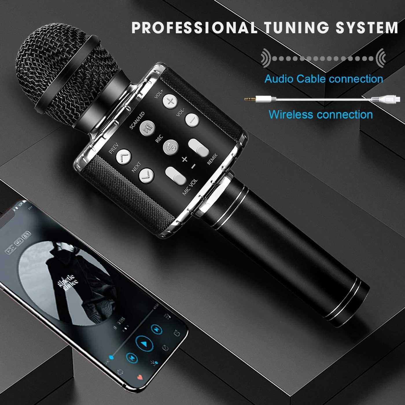 4 in 1 Karaoke Wireless Microphone