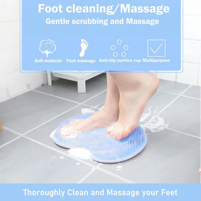 SoleSpa – Hands-Free Silicone Foot Scrubber Mat