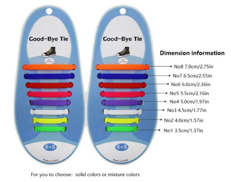 Elastic Silicone No-Tie Shoelaces