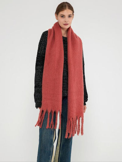 Fashionable thickened women's scarf