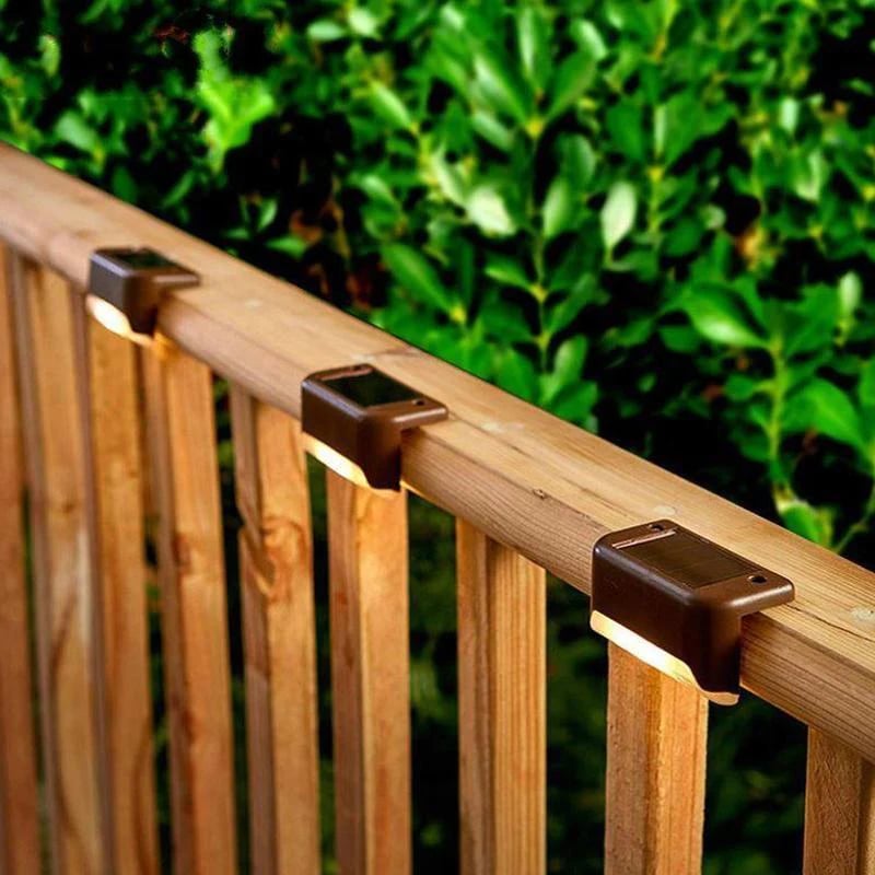 Solar-Powered Outdoor Stair Lights