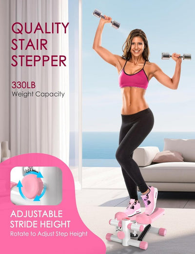 Compact Hydraulic Mini Stepper – Full-Body Home Workout