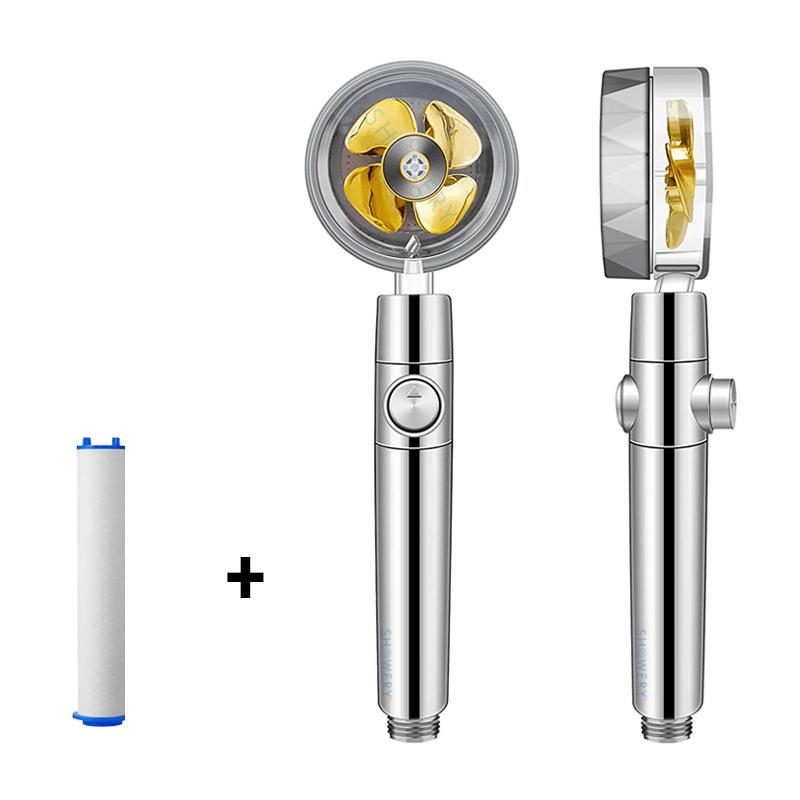 Propeller Driven Shower Head