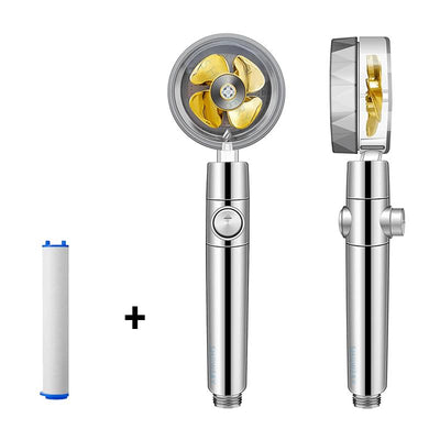 Propeller Driven Shower Head