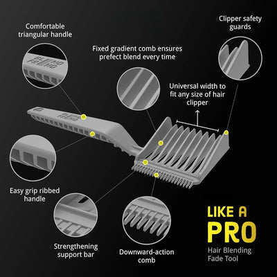 Fade Comb – Easy Home Hair Blending for a Professional Look
