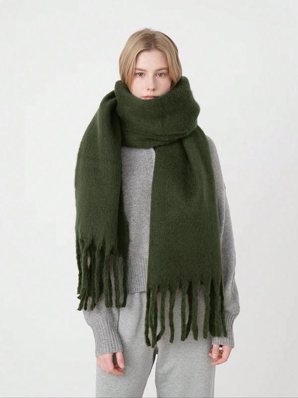 Fashionable thickened women's scarf