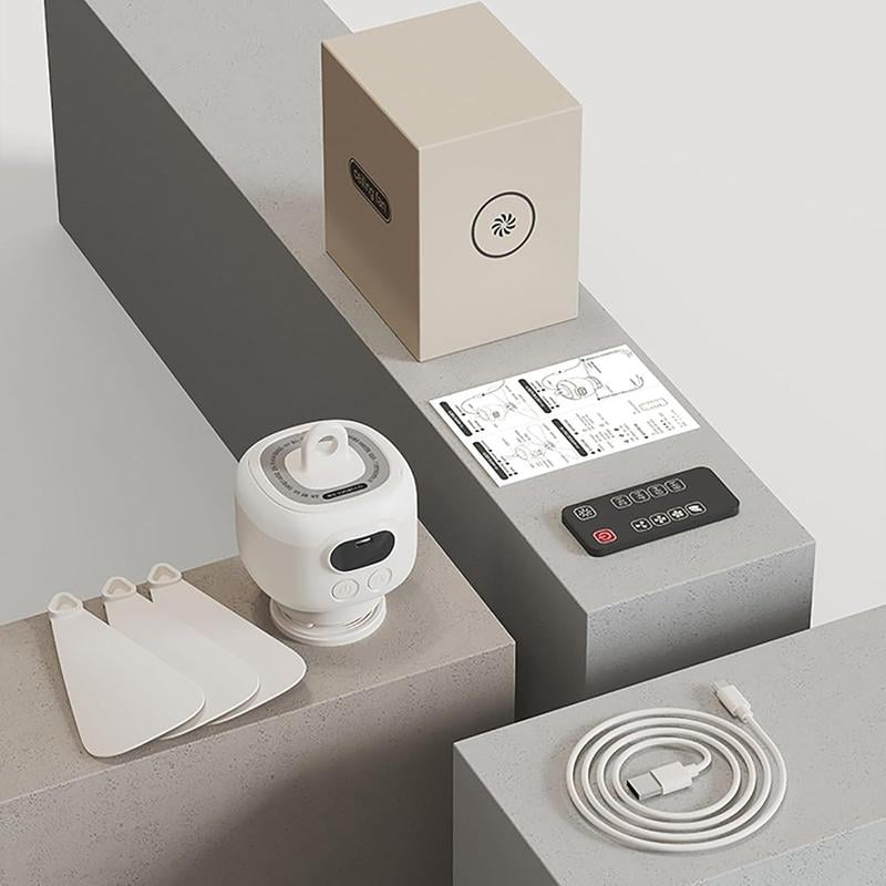 Rechargeable Portable Hanging Fan with LED Light