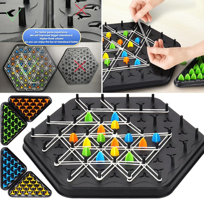 Chain Triangle Chess Game Triggle Board Game