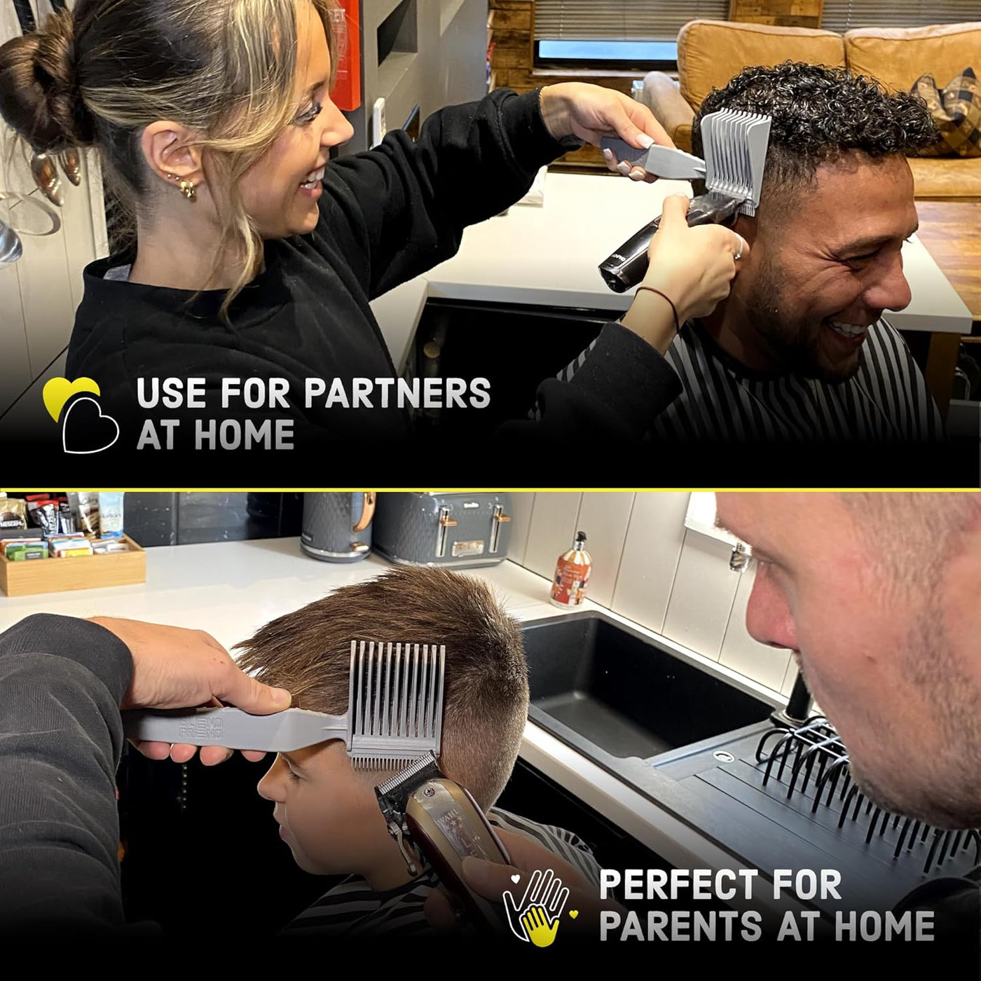 Fade Comb – Easy Home Hair Blending for a Professional Look