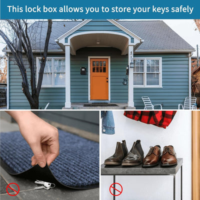 Key Safe Wall Mounted-Key Lock Box with 4 Digit Combination
