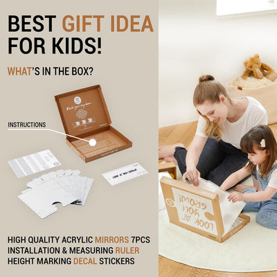 Montessori-Inspired Growth Chart Mirror