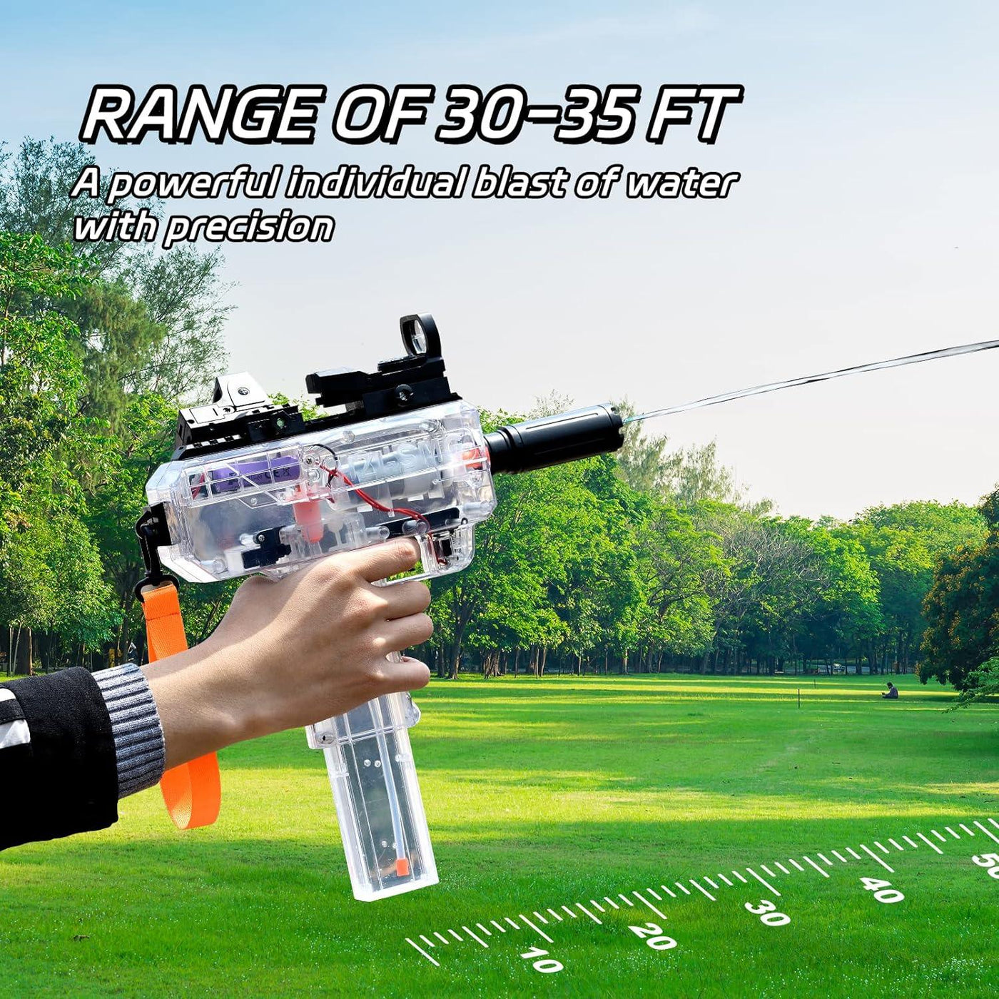 UZI Transparent Automatic High-speed Water Gun