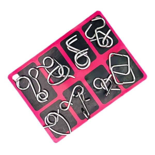 '- Metal Puzzle Ring, Educational intellectual Toys IQ Toys, Metal Brain teaser Puzzles