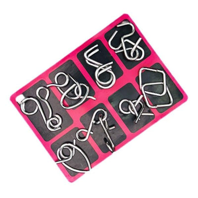 '- Metal Puzzle Ring, Educational intellectual Toys IQ Toys, Metal Brain teaser Puzzles