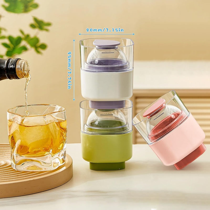 CrystalChill Ice Sphere Mold – Perfect Spheres for Pure Flavor