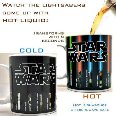 Heat-Sensitive Lightsaber Mug for Star Wars Fans