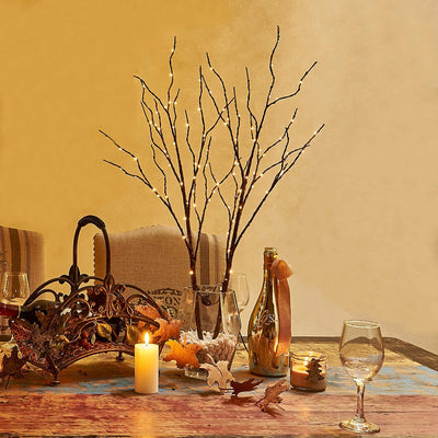 Lighted Brown Branches