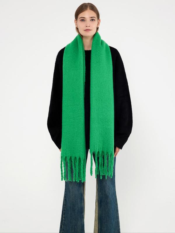 Fashionable thickened women's scarf