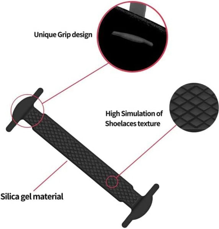 Elastic Silicone No-Tie Shoelaces