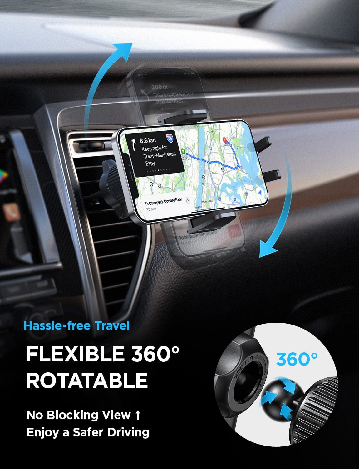 NEW Air Vent Car Phone Mount Holder