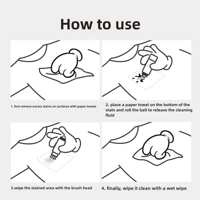 Instant Clean Dual-Tip Stain Remover Pen