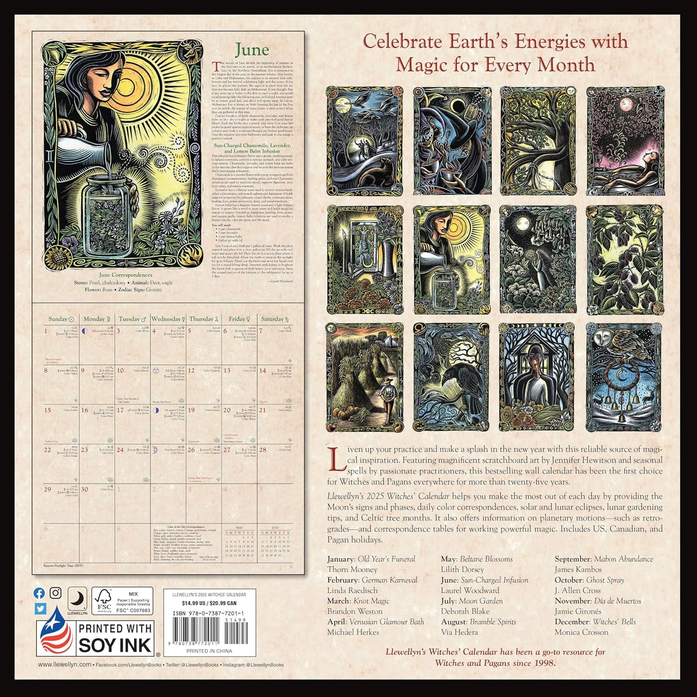 Magical Seasons Wall Calendar
