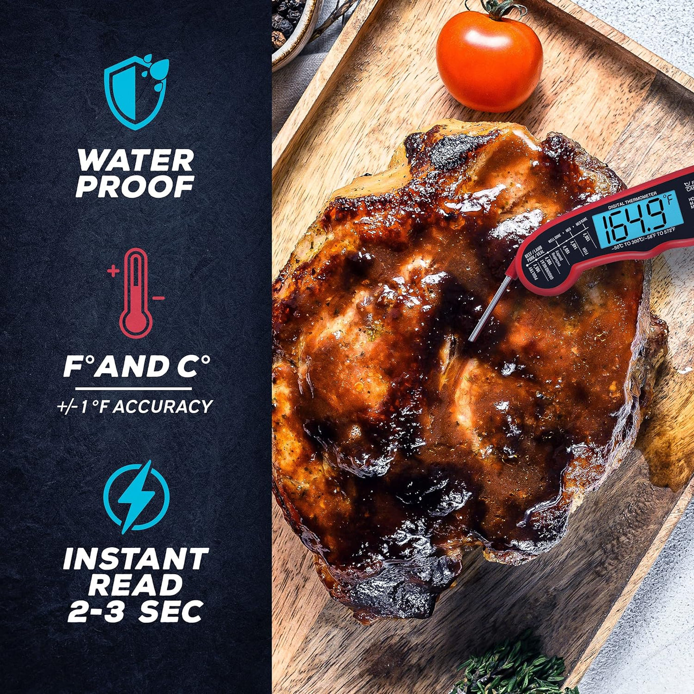 Instant Read Meat Thermometer Digital