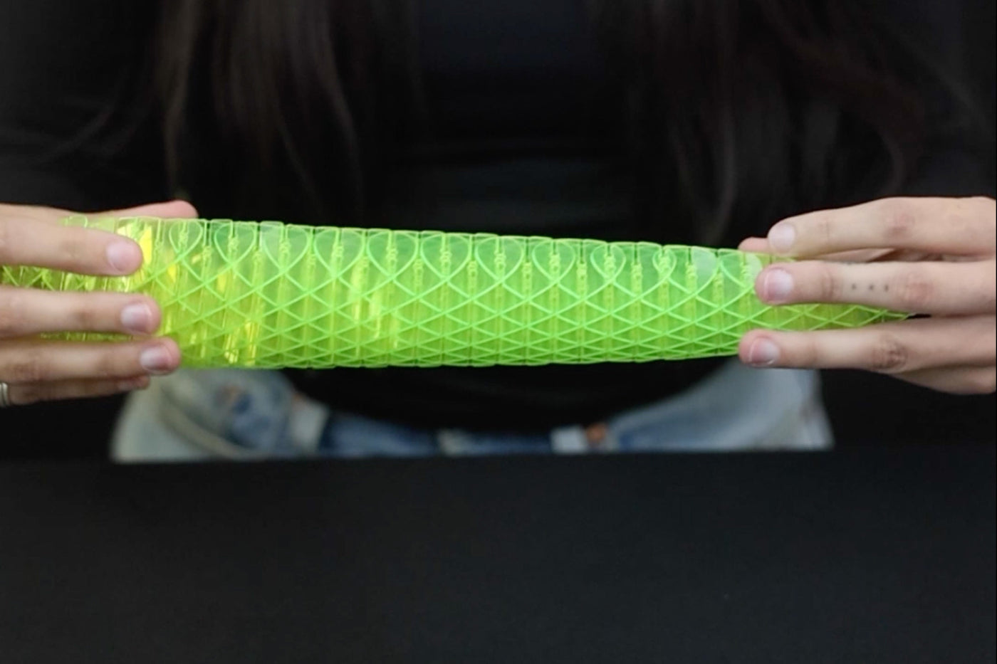 Morf Fidget Worm Green Big