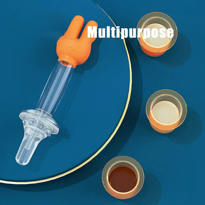 Multi-Functional Baby Feeder with Measuring Syringe and Cup